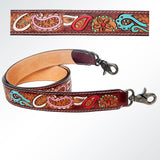 ADSTF139 Hand Tooled Genuine Leather Handle Strap