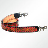 ADSTF143 Hand Tooled Genuine Leather Handle Strap