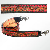 ADSTF143 Hand Tooled Genuine Leather Handle Strap