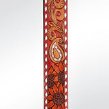 ADSTF148 Hand Tooled Genuine Leather Handle Strap