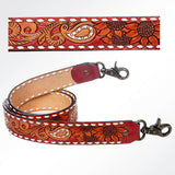 ADSTF148 Hand Tooled Genuine Leather Handle Strap