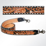 ADSTF150 Hand Tooled Genuine Leather Handle Strap