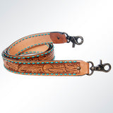 ADSTF156 Hand Tooled Genuine Leather Handle Strap