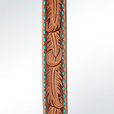 ADSTF156 Hand Tooled Genuine Leather Handle Strap