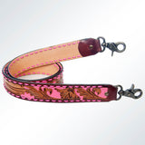 ADSTF158 Hand Tooled Genuine Leather Handle Strap