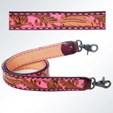 ADSTF158 Hand Tooled Genuine Leather Handle Strap