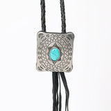 ADJW101 Braided Genuine Leather Jewelry Necklace