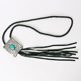 ADJW101 Braided Genuine Leather Jewelry Necklace