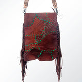 LC-ADBG611B Crossbody Genuine Western Leather Women Bag