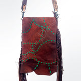 LC-ADBG611B Crossbody Genuine Western Leather Women Bag