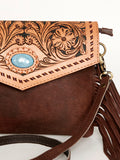 LC-ADBGD122 Envelope Genuine Western Leather Women Bag