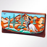 LC-ADBGM112P6 Wallet Genuine Western Leather Women Bag Jane