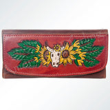 LC-ADBGM102P29 Wallet Genuine Western Leather Women Bag