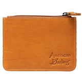 LC-ADBGM121TAN Coin Purse Genuine Western Leather Women Bag Mae