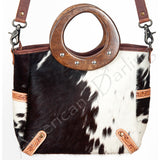 LC-ADBG616A Tote Hair-On Genuine Western Leather Women Bag