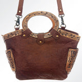 LC-ADBG623B Tote Hair On Genuine Western Leather Women Bag