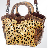 LC-ADBG623B Tote Hair On Genuine Western Leather Women Bag