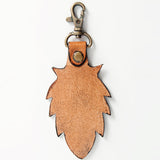 ADKR172 Hand Tooled Carved Genuine Leather Keyring