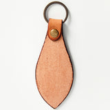 ADKR176 Hand Tooled Carved Genuine Leather Keyring