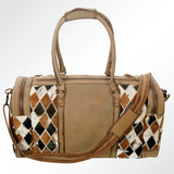 LC-ADBGZ343 Duffel Genuine Western Leather Women Bag