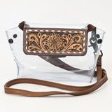 ADBGZ303 Clear Bag Genuine Western Leather Women Bag Belle