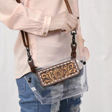 ADBGZ303 Clear Bag Genuine Western Leather Women Bag Belle