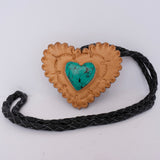 LC-ADJW104A Braided Genuine Leather Jewelry Necklace