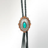 ADJW106 Braided Genuine Leather Jewelry Necklace