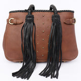 LC-ADBGD127B Tote Genuine Western Leather Women Bag