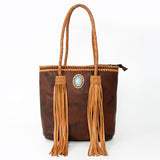 LC-ADBGD128B Tote Genuine Western Leather Women Bag