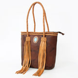 LC-ADBGD128B Tote Genuine Western Leather Women Bag