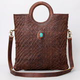 LC-ADBGM154 Tote Genuine Western Leather Women Bag