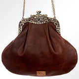 LC-ADBG633C Coin Purse Hair On Genuine Western Leather Women Bag