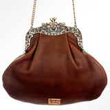 LC-ADBG633F Coin Purse Hair On Genuine Western Leather Women Bag