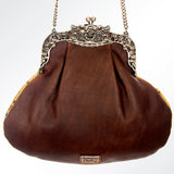 LC-ADBG633I Coin Purse Hair On Genuine Western Leather Women Bag