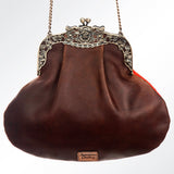 LC-ADBG633J Coin Purse Hair On Genuine Western Leather Women Bag