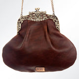 LC-ADBG633K Coin Purse Hair On Genuine Western Leather Women Bag