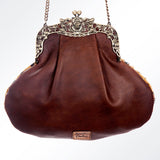 LC-ADBG633M Coin Purse Hair On Genuine Western Leather Women Bag