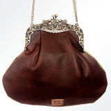 LC-ADBG633N Coin Purse Hair On Genuine Western Leather Women Bag