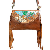 LC-ADBGA156 Crossbody Genuine Western Leather Women Bag