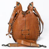 SWC137TAN Tote Genuine Leather women bag western Bag