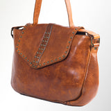 SWC165TAN Envelope Genuine Leather women bag western Bag