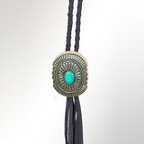 LC-ADJW107B Braided Genuine Leather Jewelry Necklace