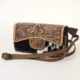 ADBG681 Wallet Hand Tooled Genuine Western Leather Women Bag