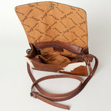 ADBG683 Wallet Hand Tooled Genuine Western Leather Women Bag