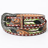 LC-ADBLF117-S Genuine American Leather Belt Men and Women