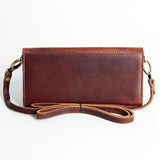 LC-ADBGM102G Wallet Genuine Western Leather Women Bag