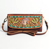 LC-ADBGM102H Wallet Genuine Western Leather Women Bag