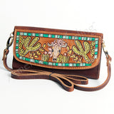 LC-ADBGM102H Wallet Genuine Western Leather Women Bag