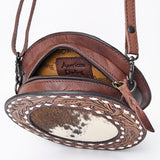 ADBGZ389 Canteen Hair On Genuine Western Leather Women Bag